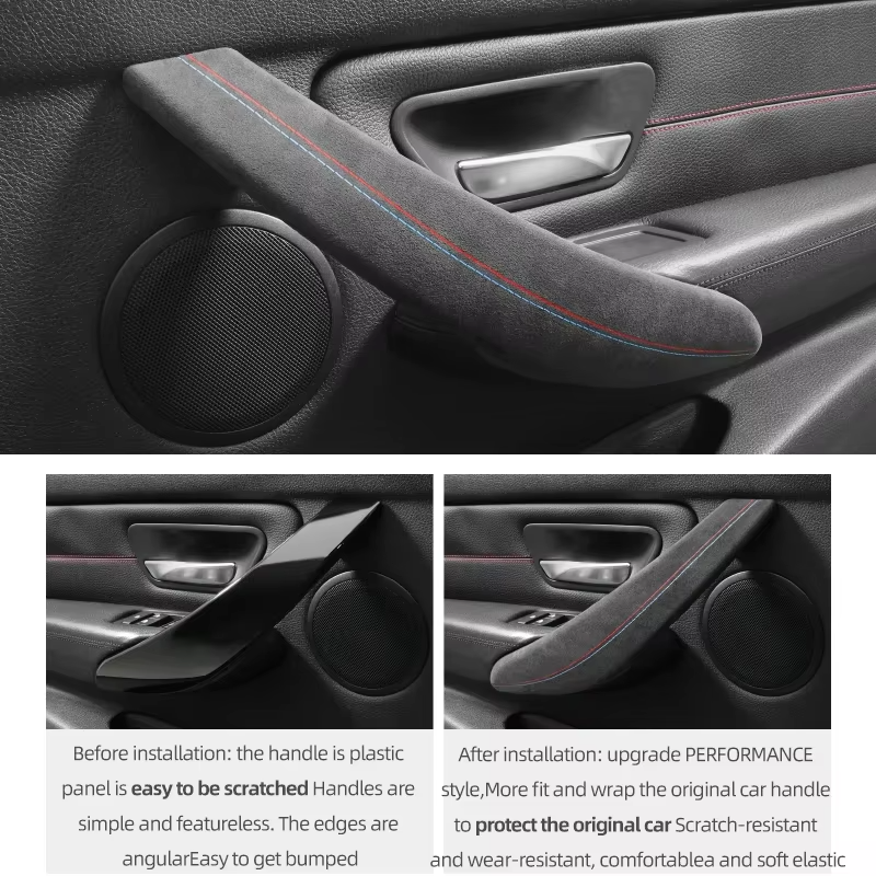 Alcantara Door Handle Cover