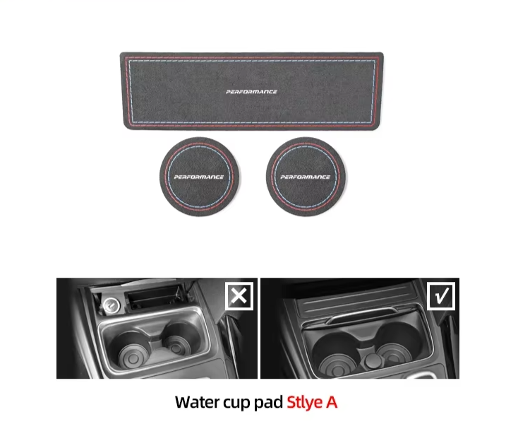 Alcantara Cup Holder Cover