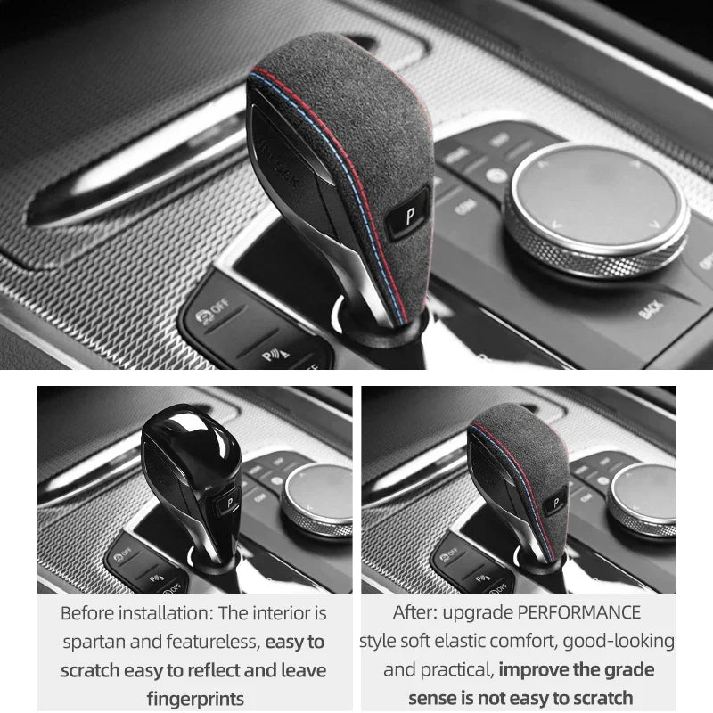 Alcantara Gear Shift Cover