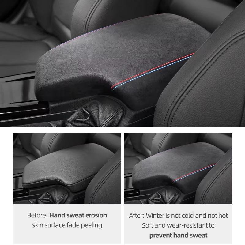 Alcantara Armrest Cover